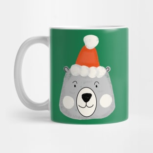 Cute Santa Bear Mug